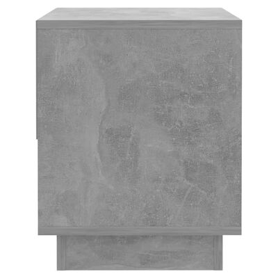 vidaXL Nočna omarica betonsko siva 45x34x44 cm iverna plošča