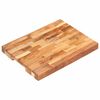 vidaXL Deska za rezanje 40x30x4 cm trden akacijev les