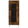 vidaXL Visoka omara dimljeni hrast 34,5x34x180 cm inženirski les