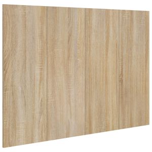 vidaXL Posteljno vzglavje sonoma hrast 120x1,5x80 cm konstruiran les
