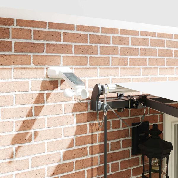 vidaXL Tkanina za senčnik z Bela 400 &times; 350 cm Poliester