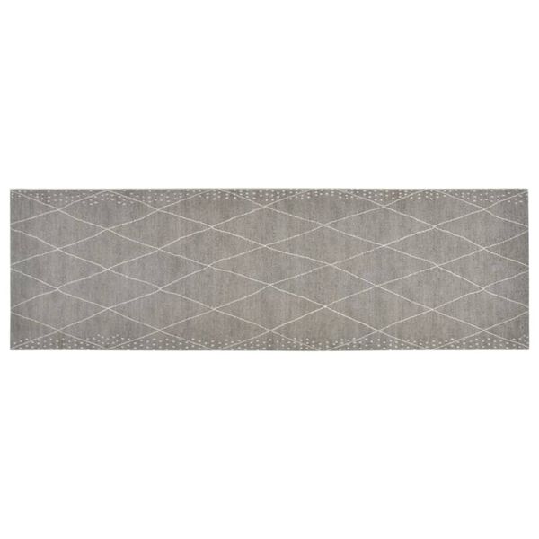 vidaXL Kuhinjska preproga pralna rombi 60x180 cm žamet
