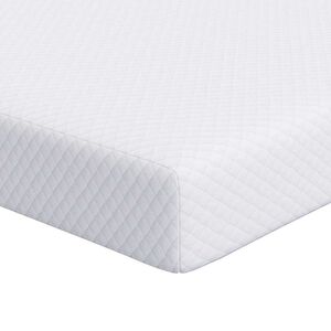 vidaXL Vrh za vzmetnico iz spominske pene 70 x 200 cm Thick Mehko Bela