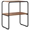 vidaXL Konzolna miza Star les 80 x 42,5 x 70 cm Inženirski les