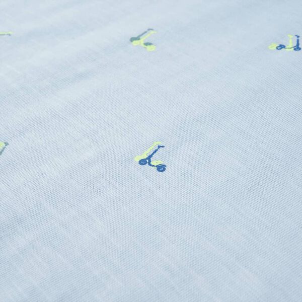 Otroška majica s kratkimi rokavi svetlo modra 128