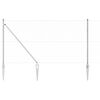 vidaXL Steber ograje. srebrna 25 x 1,4 m (25 mm mreža) Jeklo