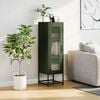 vidaXL Highboard Olive Green 36x39x123 cm Hladno valjano jeklo