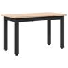 vidaXL Klubska miza Naravna 60 x 30 x 36 cm Masivno borovo les