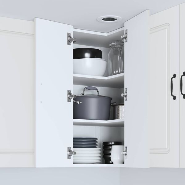 vidaXL Kuhinjski element Kalmar Bela 57 x 57 x 80 cm Konstruiran les