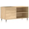 vidaXL Omarica za gramofonske plo&scaron;če hrast sonoma 85x38x48 cm les