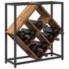 vidaXL Stojalo za vino Star les 51 x 18 x 52,5 cm Konstruiran les