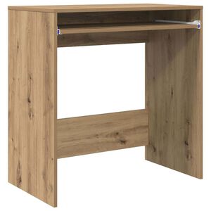 vidaXL Miza Umetni hrast Inženirski les 77.5 x 43 x 79 cm