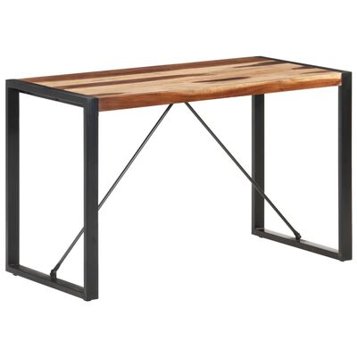 vidaXL Jedilna miza 120x60x75 cm trden les s finišem iz palisandra