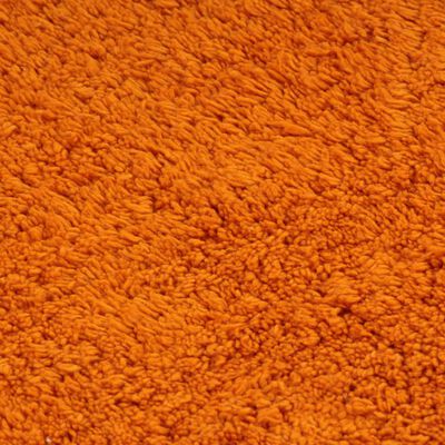 vidaXL Kopalniške preproge 3 kosi blago oranžne barve