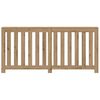 vidaXL Pokrov za radiator hrast 175x20x82 cm inženirski les