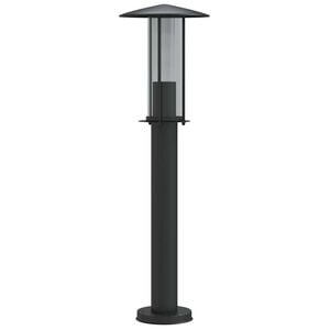 vidaXL Zunanja talna svetilka črna 60 cm nerjaveče jeklo