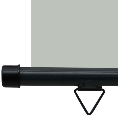 vidaXL Balkonska stranska tenda 140x250 cm siva