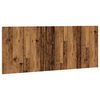 vidaXL Posteljno vzglavje starinski les 200x1,5x80 cm konstruiran les