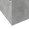 vidaXL Posteljni okvir s predali betonsko siv 135x190cm inženirski les