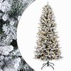 vidaXL Umetno Zložljivo Božično Drevo 150 cm 150 LED Toplo bela