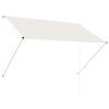 vidaXL Zložljiva tenda 200x150 cm krem