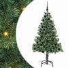 vidaXL Božično drevo Zelena 180 cm PVC