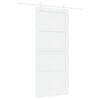 vidaXL Drsna vrata 93 x 211 cm Inženirski les Bela
