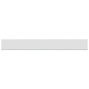vidaXL Okenski nadstre&scaron;ek Bela 80 x 15 x 4,5 cm PVC