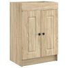 vidaXL Omarica pod umivalnikom Sonoma hrast 56 x 37,5 x 81 cm