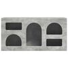 vidaXL TV omarica Betonsko siva 80 x 35 x 40 cm Konstruiran les