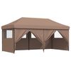 vidaXL Zabavni &scaron;otor Rjava 292 x 580 x 315 cm Oxford tkanina