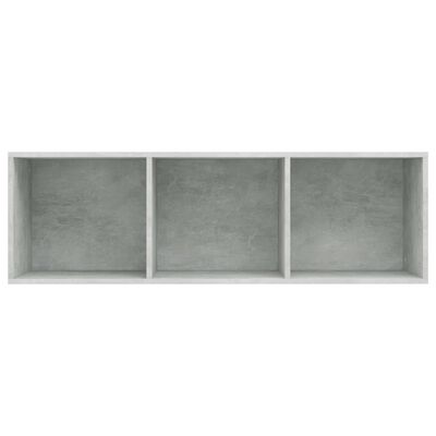 vidaXL Knjižna / TV omara betonsko siva 36x30x114 cm iverna plošča