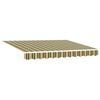 vidaXL Nadomestno platno za tendo Zelena in Rumena 330 x 245 cm