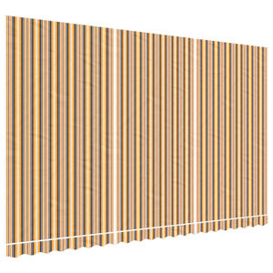 vidaXL Nadomestna tkanina za tendo večbarvne črte 5x3 m