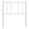 vidaXL Kovinsko nadomestno vzglavje belo 107 cm