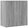 vidaXL Komoda siva sonoma 79x38x80 cm inženirski les