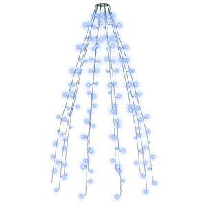 vidaXL Lučke za novoletno jelko 150 LED lučk modre 150 cm