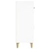vidaXL Komoda bela 69,5x34x89 cm konstruiran les