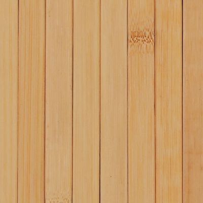 vidaXL Paravan iz bambusa 250x165 cm naravne barve