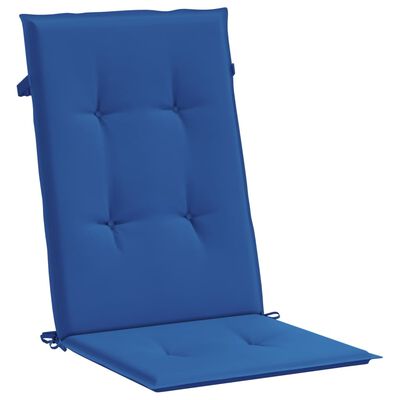 vidaXL Blazine za vrtne stole 6 kosov kraljevsko modre 120x50x3 cm