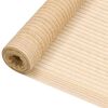 vidaXL Za&scaron;čitna mreža bež 1,5x10 m HDPE 150 g/m&sup2;