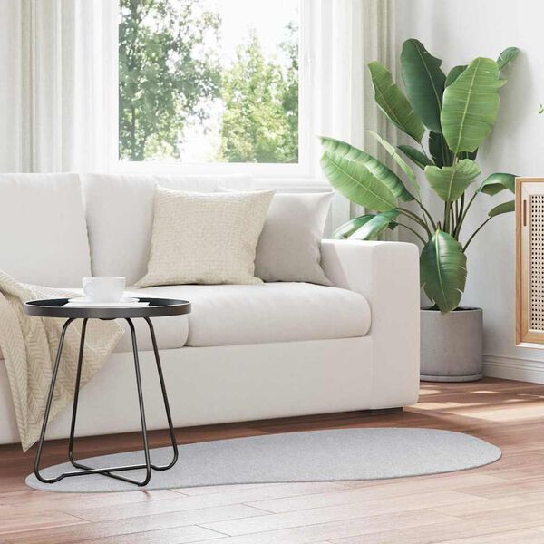 vidaXL Preproga HUARTE Siva 80 x 150 cm Poliester