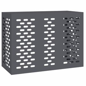 vidaXL Prekrivalo za klimatsko napravo Antracit 110 x 50 x 80 cm Jeklo