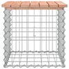 vidaXL Vrtna klop gabion 43x44x42 cm trden les douglas
