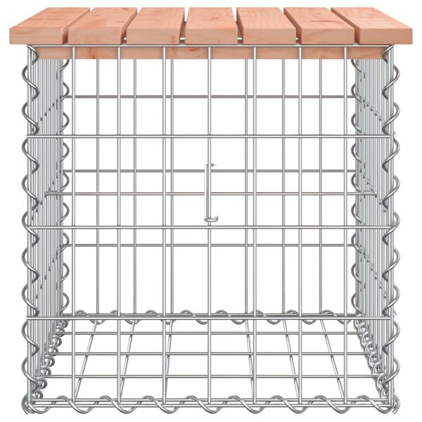 vidaXL Vrtna klop gabion 43x44x42 cm trden les douglas
