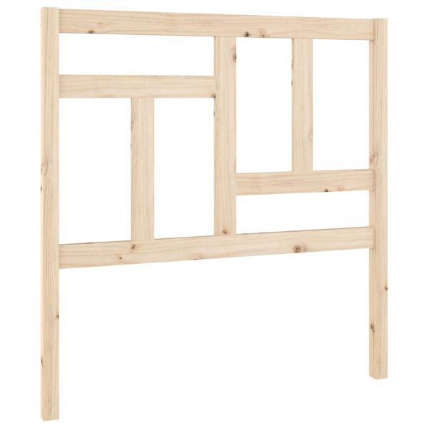 vidaXL Posteljno vzglavje 95,5x4x100 cm trdna borovina