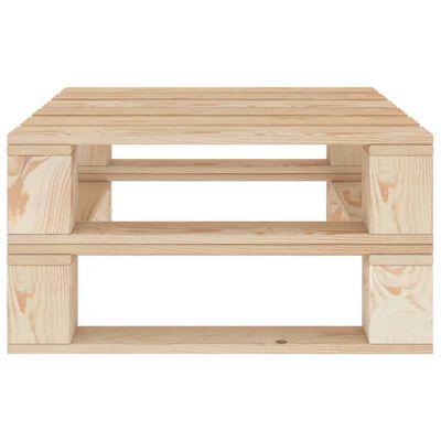 vidaXL Vrtna miza iz palet lesena