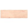 vidaXL Mizna plo&scaron;ča 160x50x(2-6) cm neobdelana hrastovina naraven rob