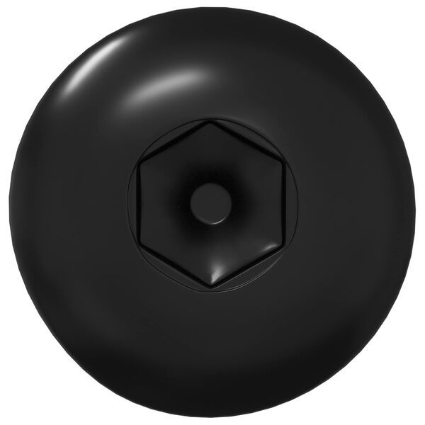 vidaXL Matico z rokavom 2 pcs Črna M4 x 14,5 mm elezo