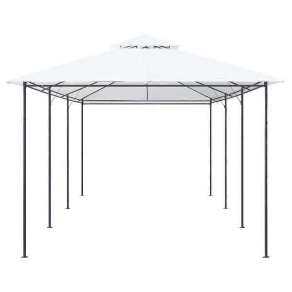 vidaXL Paviljon 600x298x270 cm bel 180g/m²